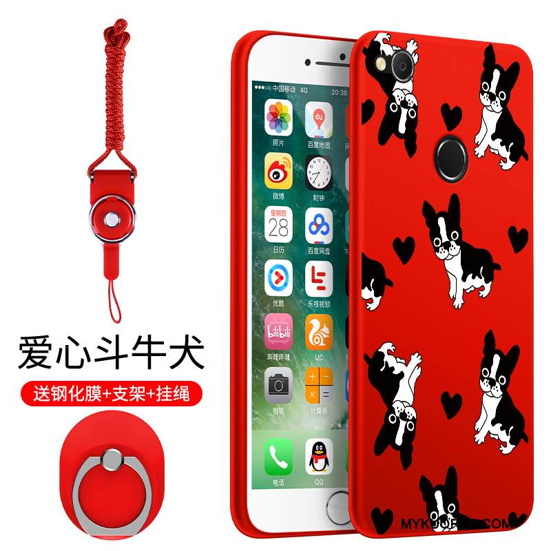 Kuori Huawei P8 Lite 2017 Suojaus Trendi Puhelimen Kuoret, Kotelo Huawei P8 Lite 2017 Laukut Punainen Uusi