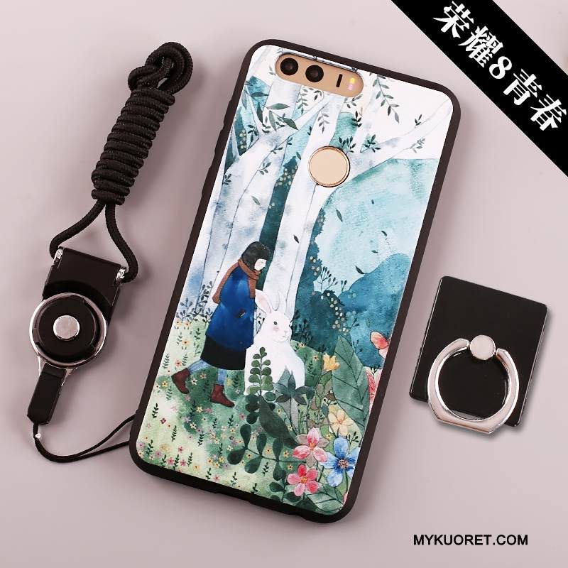 Kuori Huawei P8 Lite 2017 Suojaus Vaalean Ripustettavat Koristeet, Kotelo Huawei P8 Lite 2017 Vihreä Puhelimen Kuoret