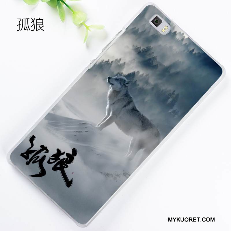 Kuori Huawei P8 Lite Kohokuviointi Vihreä Nuoret, Kotelo Huawei P8 Lite Maalaus Puhelimen Kuoret