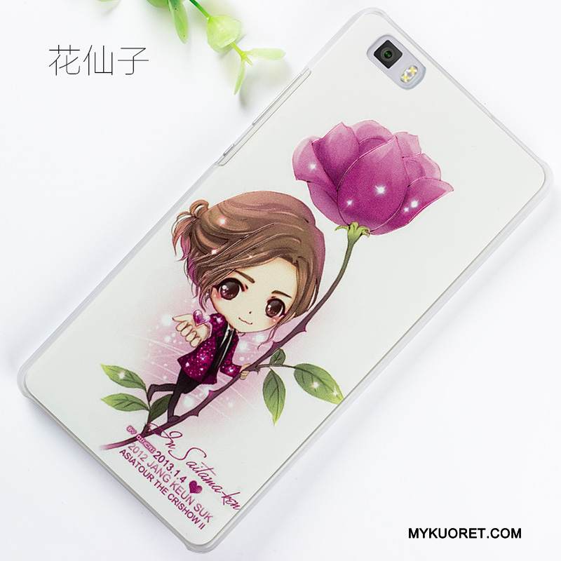 Kuori Huawei P8 Lite Kohokuviointi Vihreä Nuoret, Kotelo Huawei P8 Lite Maalaus Puhelimen Kuoret