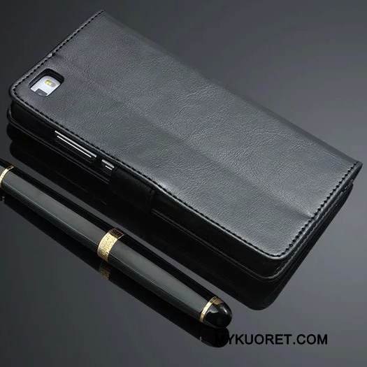 Kuori Huawei P8 Lite Kuoret Nuoret Tummansininen, Kotelo Huawei P8 Lite Nahka Puhelimen Kuoret