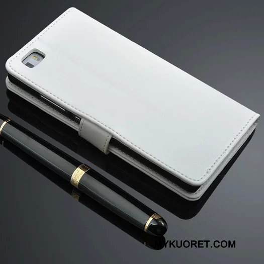 Kuori Huawei P8 Lite Kuoret Nuoret Tummansininen, Kotelo Huawei P8 Lite Nahka Puhelimen Kuoret