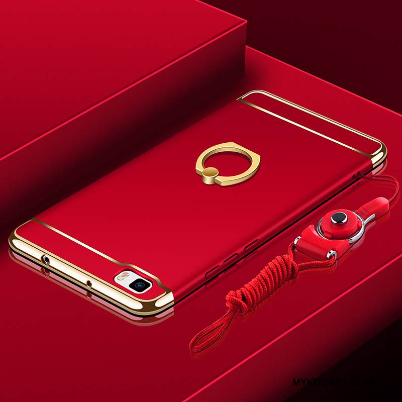 Kuori Huawei P8 Lite Laukut Murtumaton Pesty Suede, Kotelo Huawei P8 Lite Suojaus Nuoret Kova