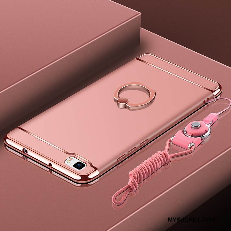 Kuori Huawei P8 Lite Laukut Murtumaton Pesty Suede, Kotelo Huawei P8 Lite Suojaus Nuoret Kova