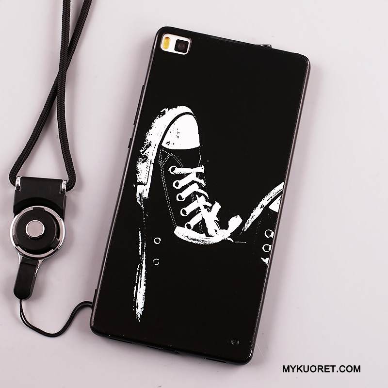 Kuori Huawei P8 Lite Laukut Ripustettava Kaula Murtumaton, Kotelo Huawei P8 Lite Suojaus Puhelimen Kuoret Nuoret