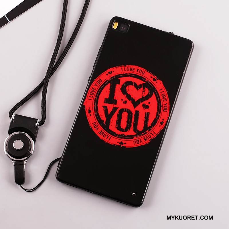 Kuori Huawei P8 Lite Laukut Ripustettava Kaula Murtumaton, Kotelo Huawei P8 Lite Suojaus Puhelimen Kuoret Nuoret