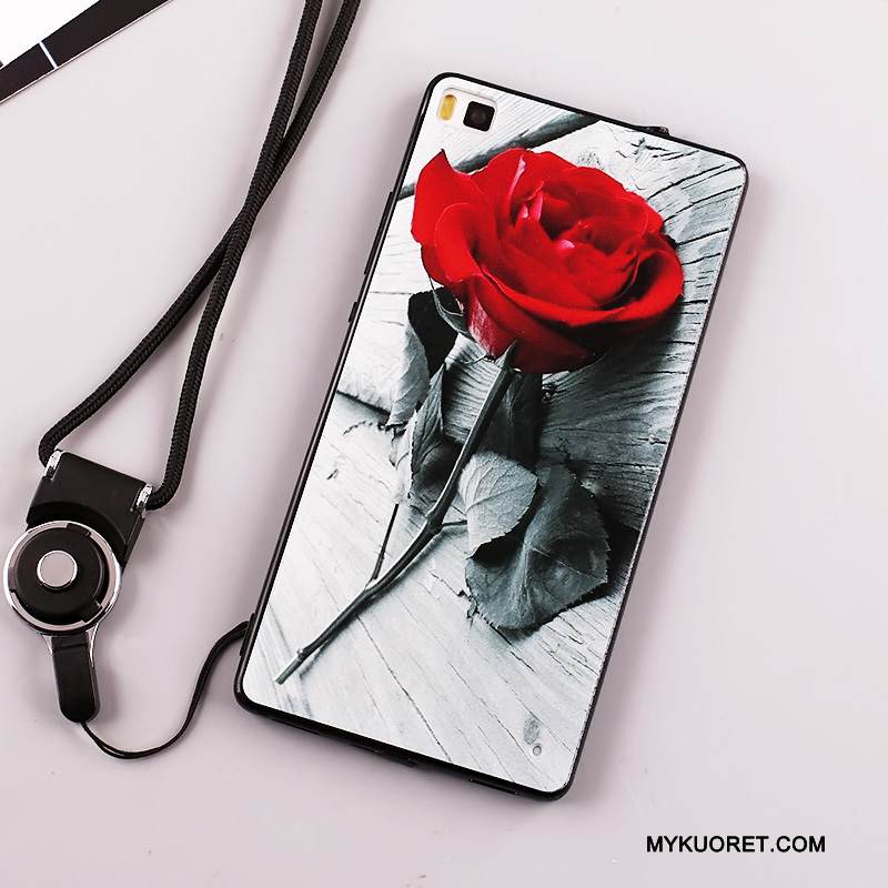 Kuori Huawei P8 Lite Laukut Ripustettava Kaula Murtumaton, Kotelo Huawei P8 Lite Suojaus Puhelimen Kuoret Nuoret