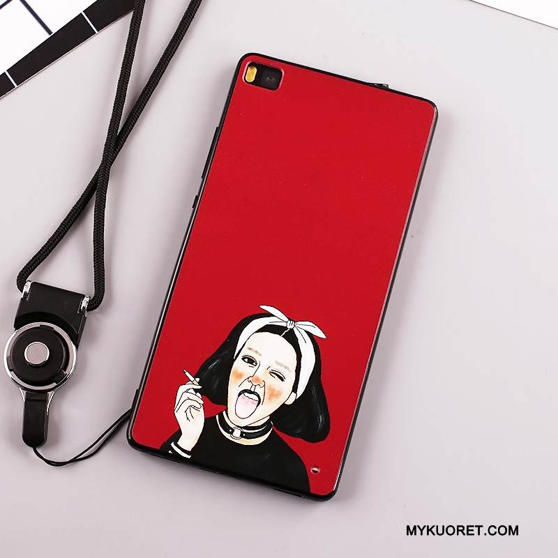 Kuori Huawei P8 Lite Laukut Ripustettava Kaula Murtumaton, Kotelo Huawei P8 Lite Suojaus Puhelimen Kuoret Nuoret