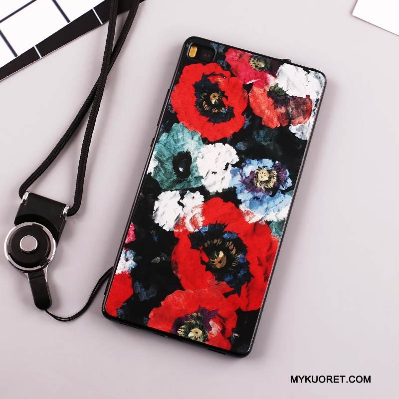 Kuori Huawei P8 Lite Laukut Ripustettava Kaula Murtumaton, Kotelo Huawei P8 Lite Suojaus Puhelimen Kuoret Nuoret