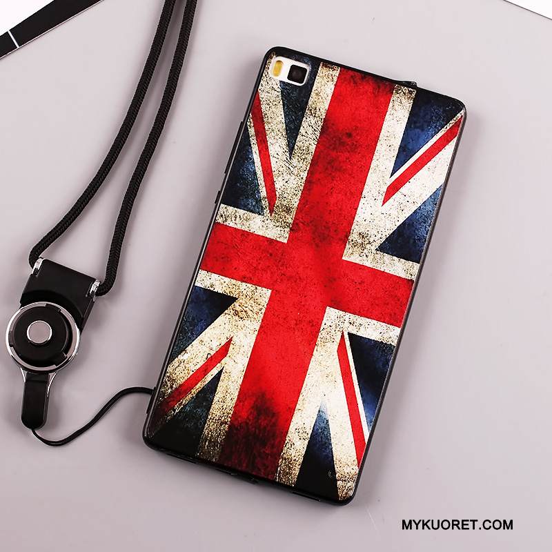 Kuori Huawei P8 Lite Laukut Ripustettava Kaula Murtumaton, Kotelo Huawei P8 Lite Suojaus Puhelimen Kuoret Nuoret