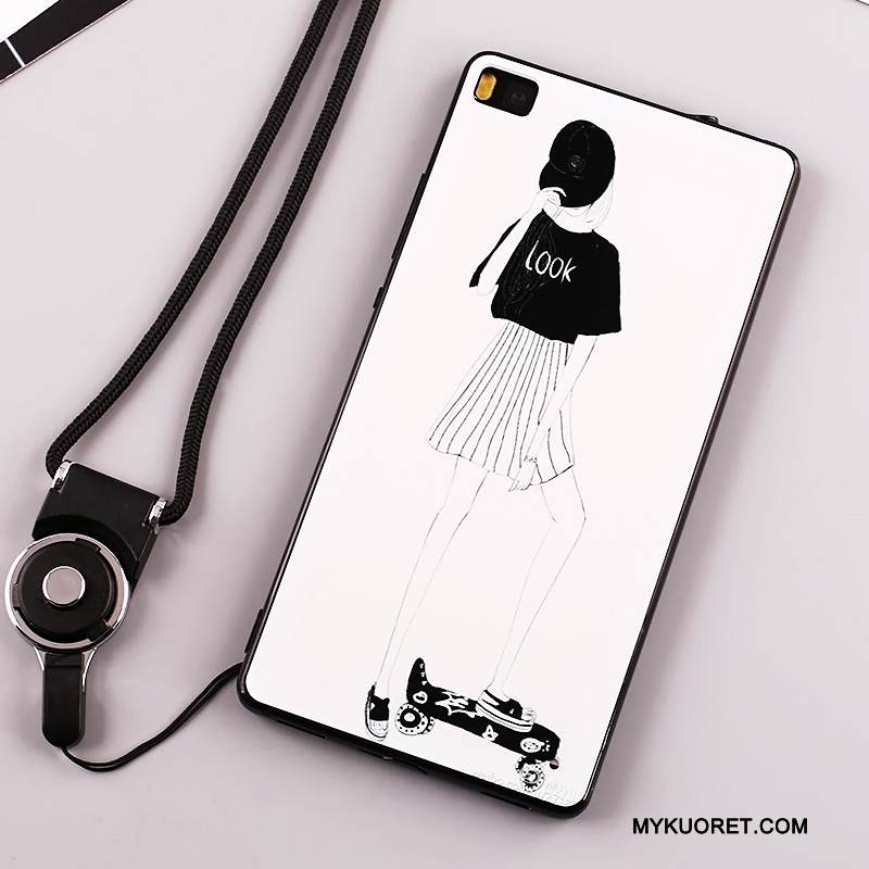 Kuori Huawei P8 Lite Laukut Ripustettava Kaula Murtumaton, Kotelo Huawei P8 Lite Suojaus Puhelimen Kuoret Nuoret