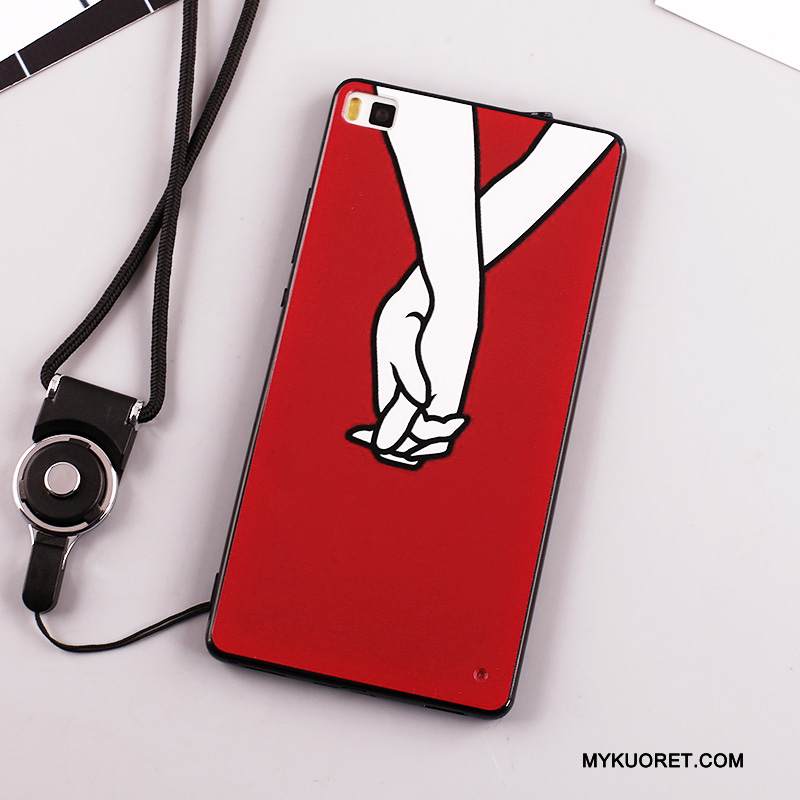 Kuori Huawei P8 Lite Laukut Ripustettava Kaula Murtumaton, Kotelo Huawei P8 Lite Suojaus Puhelimen Kuoret Nuoret