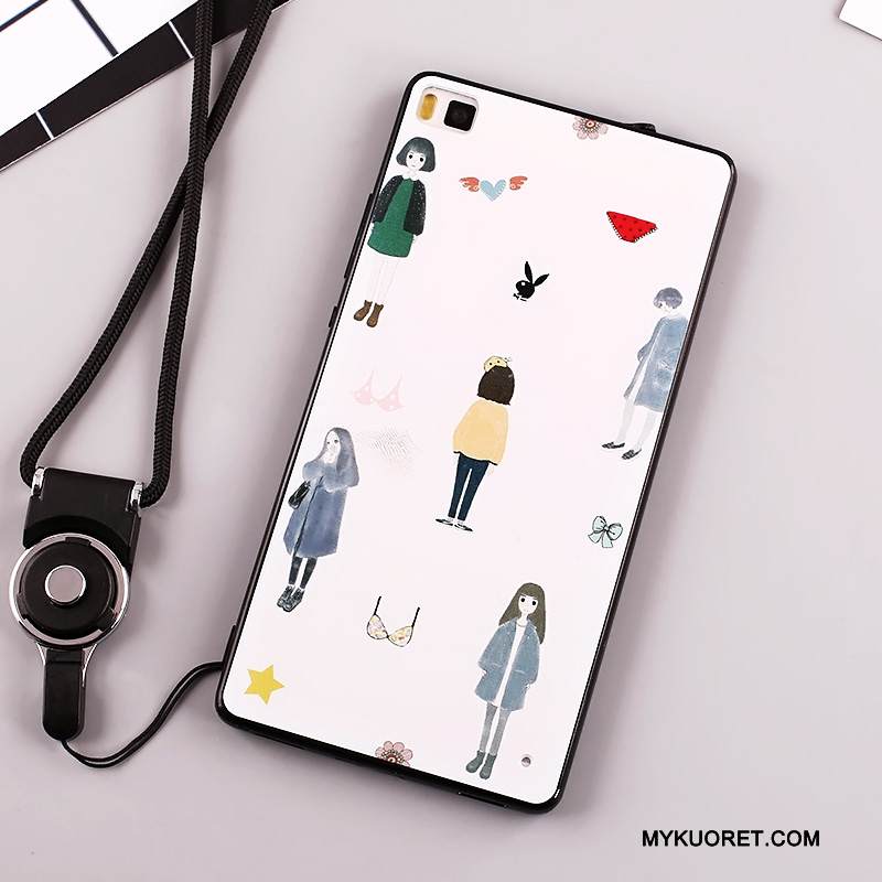 Kuori Huawei P8 Lite Laukut Ripustettava Kaula Murtumaton, Kotelo Huawei P8 Lite Suojaus Puhelimen Kuoret Nuoret