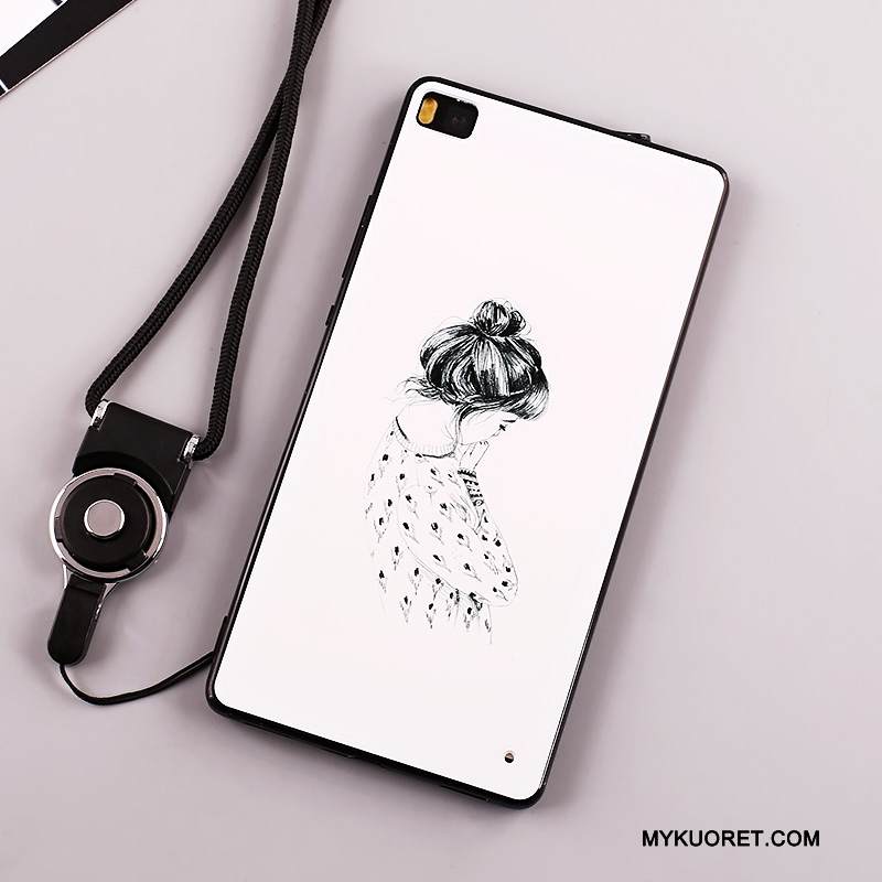 Kuori Huawei P8 Lite Laukut Ripustettava Kaula Murtumaton, Kotelo Huawei P8 Lite Suojaus Puhelimen Kuoret Nuoret