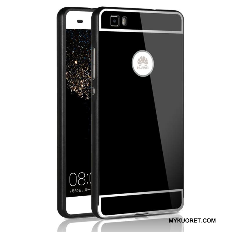 Kuori Huawei P8 Lite Metalli Trendi Kova, Kotelo Huawei P8 Lite Suojaus Hopea Nuoret