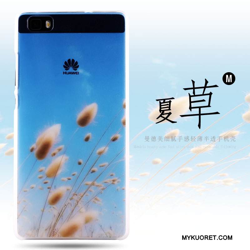 Kuori Huawei P8 Lite Monivärinen Pesty Suede Ohut, Kotelo Huawei P8 Lite Suojaus Nuoret Puhelimen Kuoret