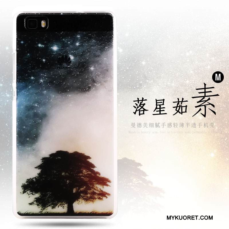 Kuori Huawei P8 Lite Monivärinen Pesty Suede Ohut, Kotelo Huawei P8 Lite Suojaus Nuoret Puhelimen Kuoret