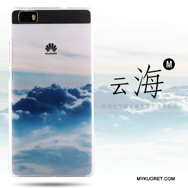 Kuori Huawei P8 Lite Monivärinen Pesty Suede Ohut, Kotelo Huawei P8 Lite Suojaus Nuoret Puhelimen Kuoret