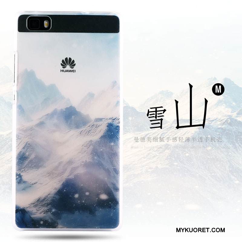 Kuori Huawei P8 Lite Monivärinen Pesty Suede Ohut, Kotelo Huawei P8 Lite Suojaus Nuoret Puhelimen Kuoret