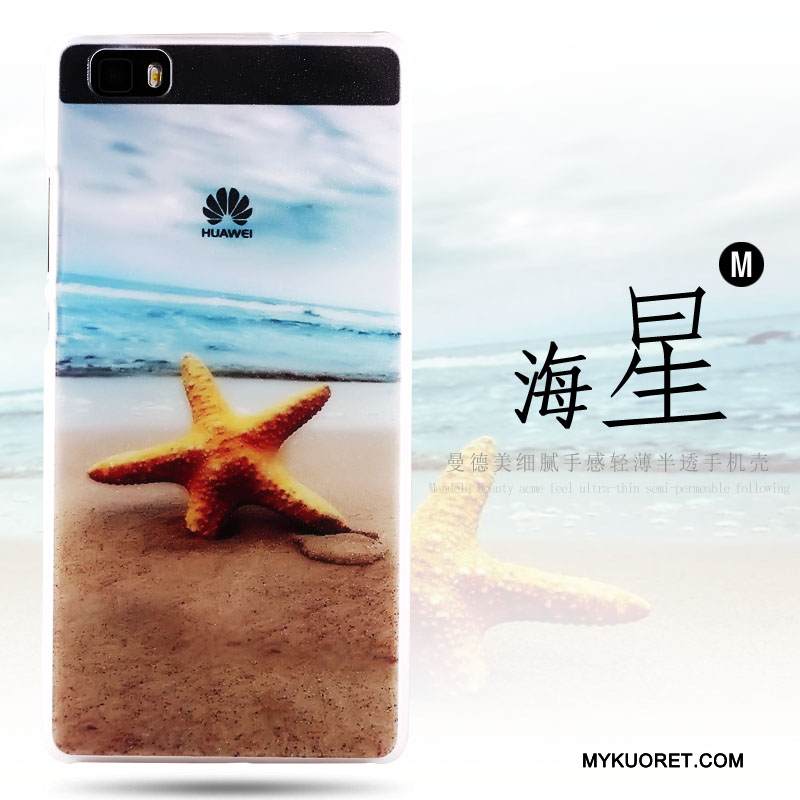 Kuori Huawei P8 Lite Monivärinen Pesty Suede Ohut, Kotelo Huawei P8 Lite Suojaus Nuoret Puhelimen Kuoret