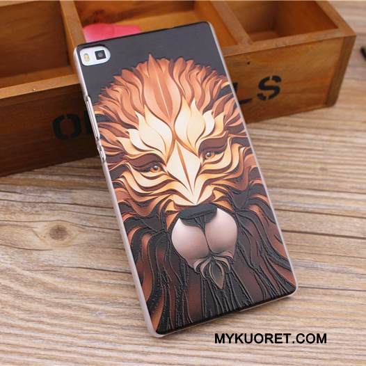 Kuori Huawei P8 Lite Monivärinen Pesty Suede Puhelimen Kuoret, Kotelo Huawei P8 Lite Suojaus Kova Nuoret