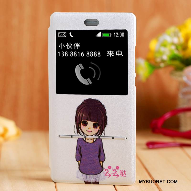 Kuori Huawei P8 Lite Nahka Nuoret, Kotelo Huawei P8 Lite Suojaus