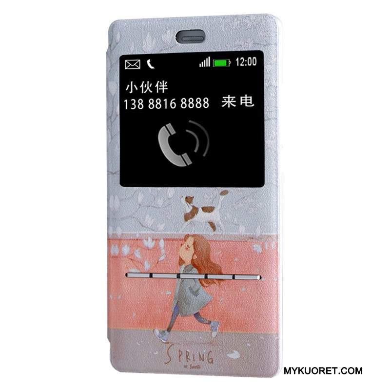 Kuori Huawei P8 Lite Nahka Nuoret, Kotelo Huawei P8 Lite Suojaus