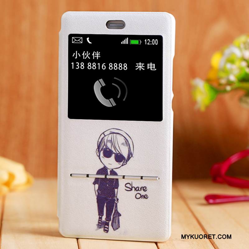 Kuori Huawei P8 Lite Nahka Nuoret, Kotelo Huawei P8 Lite Suojaus