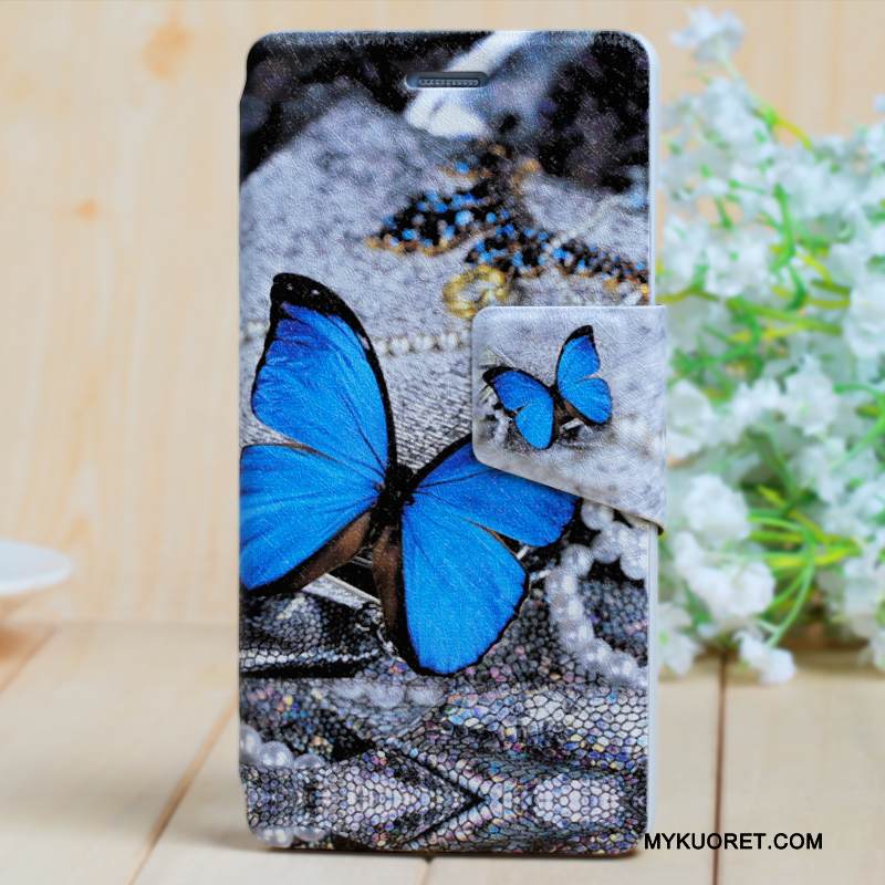 Kuori Huawei P8 Lite Nahka Puhelimen Kuoret Nuoret, Kotelo Huawei P8 Lite Maalaus Khaki