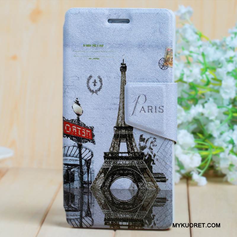 Kuori Huawei P8 Lite Nahka Puhelimen Kuoret Nuoret, Kotelo Huawei P8 Lite Maalaus Khaki