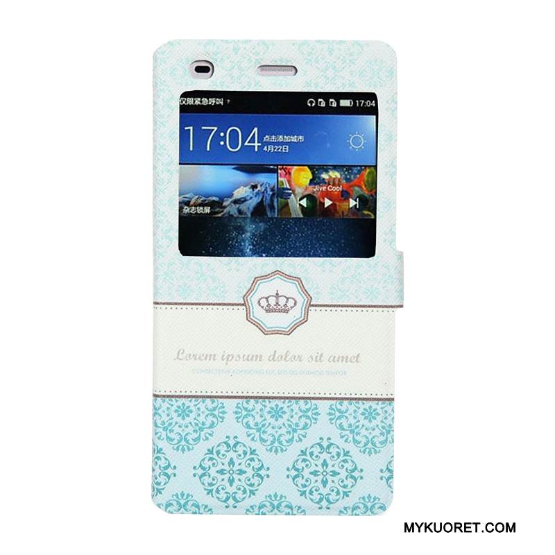 Kuori Huawei P8 Lite Sarjakuva Avaa Ikkuna Trendi, Kotelo Huawei P8 Lite Maalaus Puhelimen Kuoret Nuoret