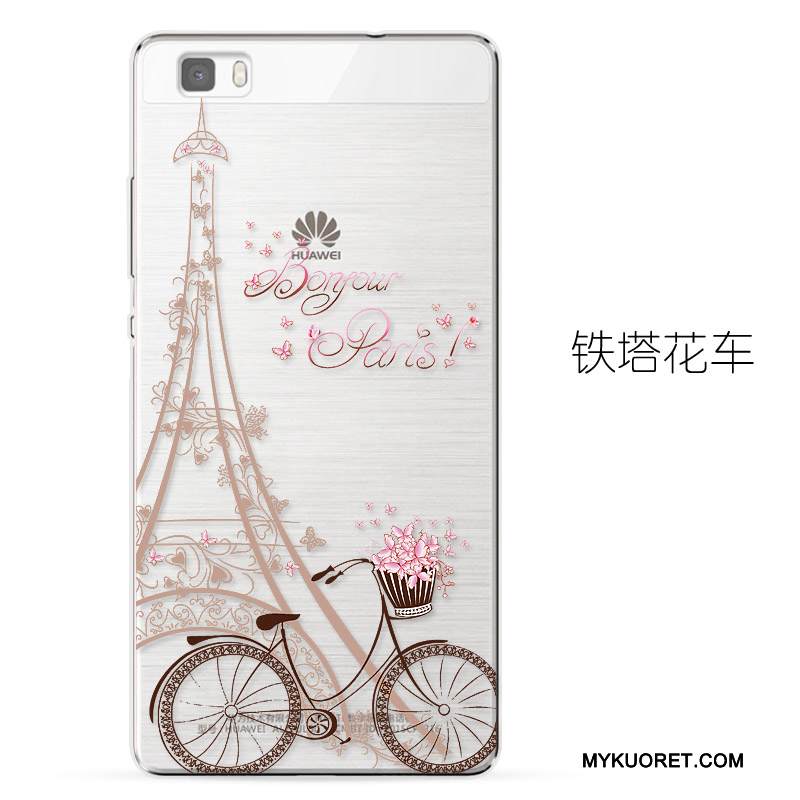 Kuori Huawei P8 Lite Silikoni Läpinäkyvä Nuoret, Kotelo Huawei P8 Lite Laukut Puhelimen Kuoret Murtumaton