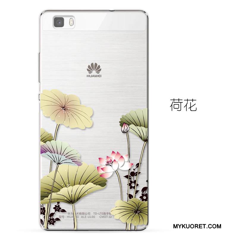 Kuori Huawei P8 Lite Silikoni Läpinäkyvä Nuoret, Kotelo Huawei P8 Lite Laukut Puhelimen Kuoret Murtumaton