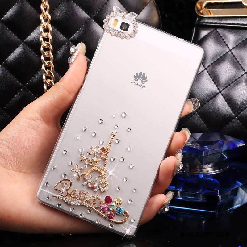 Kuori Huawei P8 Lite Strassi Kova Kulta, Kotelo Huawei P8 Lite Suojaus Nuoret Puhelimen Kuoret