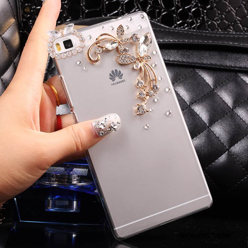Kuori Huawei P8 Lite Strassi Kova Kulta, Kotelo Huawei P8 Lite Suojaus Nuoret Puhelimen Kuoret