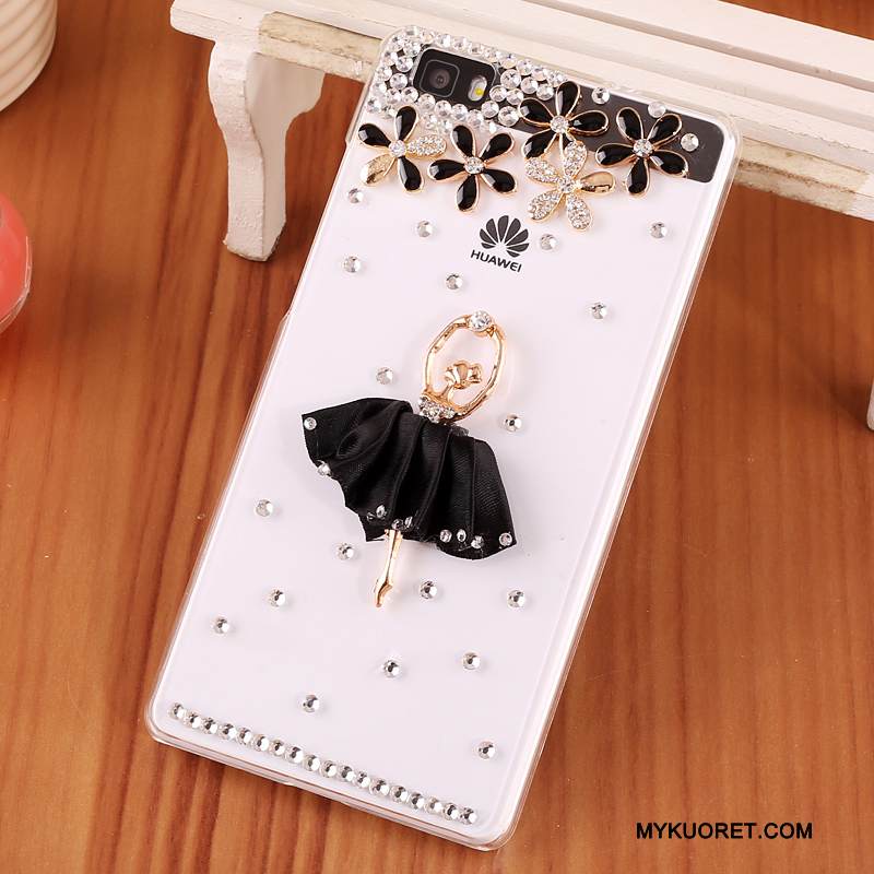 Kuori Huawei P8 Lite Strassi Läpinäkyvä Puhelimen Kuoret, Kotelo Huawei P8 Lite Sarjakuva Nuoret Kova