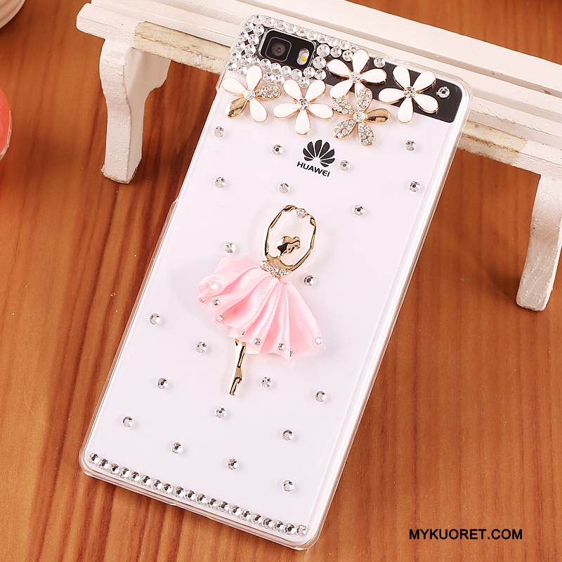 Kuori Huawei P8 Lite Strassi Läpinäkyvä Puhelimen Kuoret, Kotelo Huawei P8 Lite Sarjakuva Nuoret Kova
