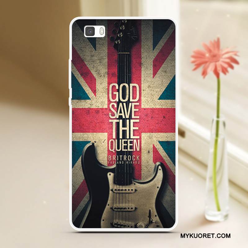 Kuori Huawei P8 Lite Suojaus Trendi Viileä, Kotelo Huawei P8 Lite Pehmeä Neste Nuoret Puhelimen Kuoret