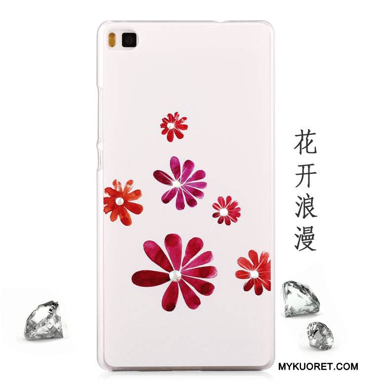 Kuori Huawei P8 Maalaus Korkea Vihreä, Kotelo Huawei P8 Sarjakuva Kova Puhelimen Kuoret