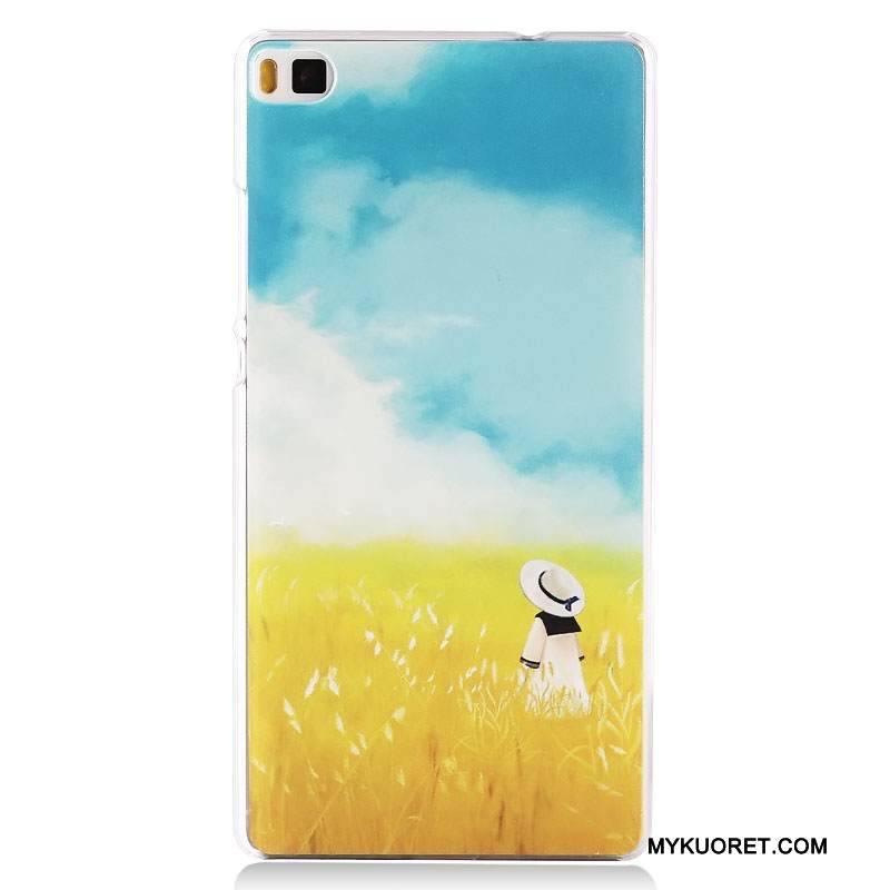 Kuori Huawei P8 Maalaus Trendi Korkea, Kotelo Huawei P8 Suojaus Ohut Jauhe