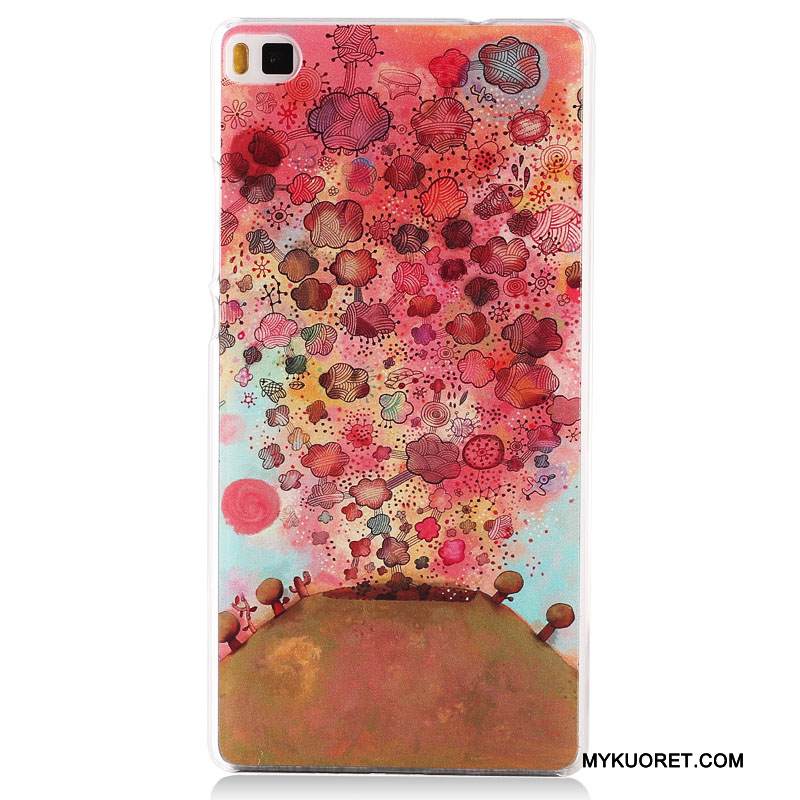 Kuori Huawei P8 Maalaus Trendi Korkea, Kotelo Huawei P8 Suojaus Ohut Jauhe