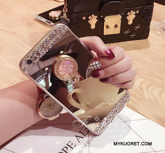 Kuori Huawei P8 Strassi Puhelimen Kuoret Nuoret, Kotelo Huawei P8 Tuki Kulta Peili