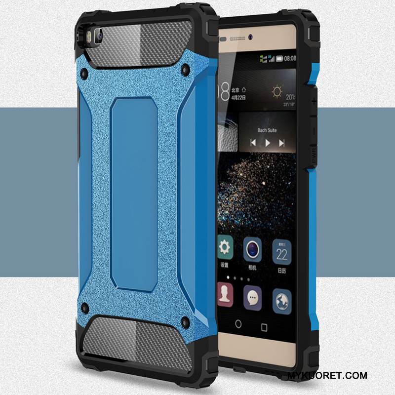 Kuori Huawei P8 Suojaus Pesty Suede Nuoret, Kotelo Huawei P8 Metalli Puhelimen Kuoret 说