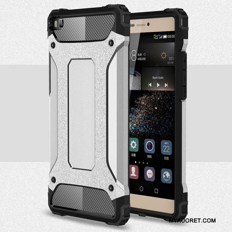Kuori Huawei P8 Suojaus Pesty Suede Nuoret, Kotelo Huawei P8 Metalli Puhelimen Kuoret 说