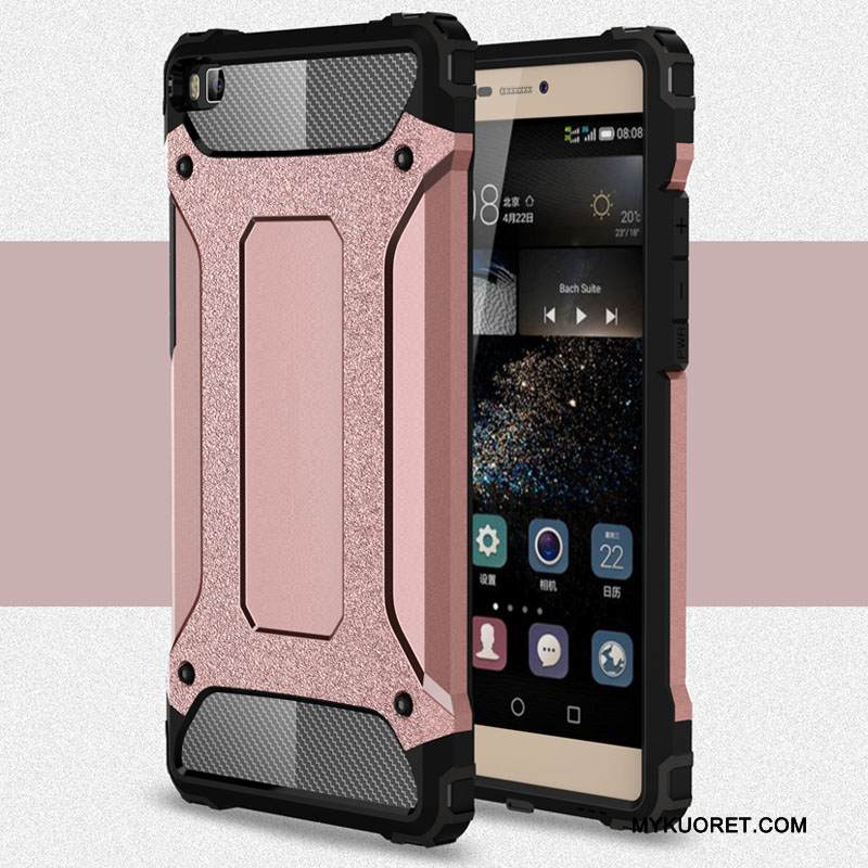 Kuori Huawei P8 Suojaus Pesty Suede Nuoret, Kotelo Huawei P8 Metalli Puhelimen Kuoret 说