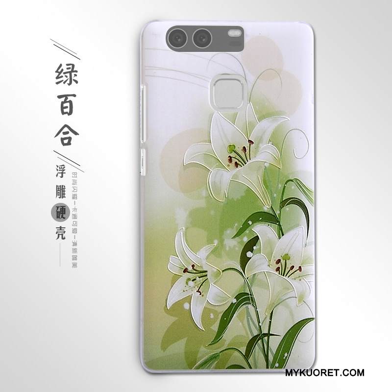 Kuori Huawei P9 Kohokuviointi Puhelimen Kuoret Kova, Kotelo Huawei P9 Suojaus Violetti