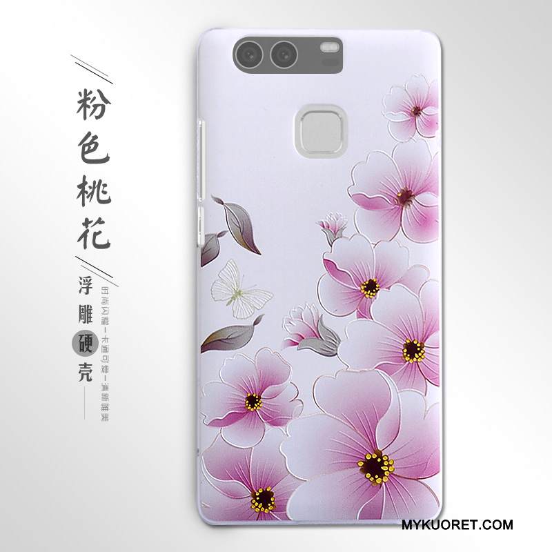 Kuori Huawei P9 Kohokuviointi Puhelimen Kuoret Kova, Kotelo Huawei P9 Suojaus Violetti