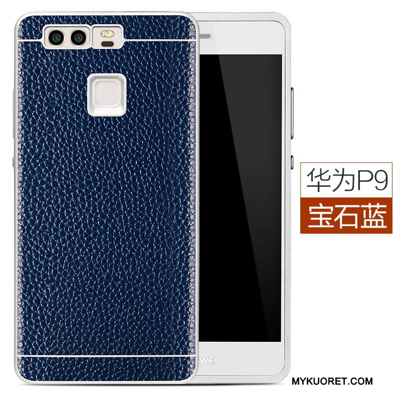 Kuori Huawei P9 Laukut Murtumaton Puhelimen Kuoret, Kotelo Huawei P9 Suojaus Korkea Oranssi