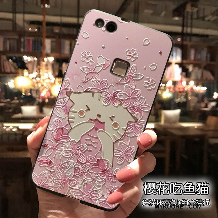 Kuori Huawei P9 Lite Laukut Jauhe Ripustettavat Koristeet, Kotelo Huawei P9 Lite Silikoni Puhelimen Kuoret Ihana