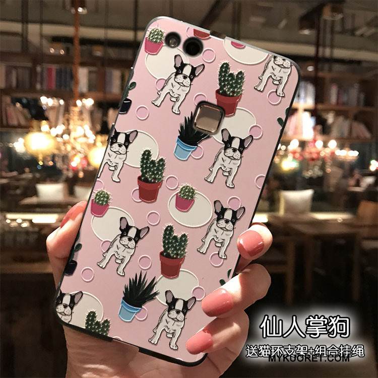 Kuori Huawei P9 Lite Laukut Jauhe Ripustettavat Koristeet, Kotelo Huawei P9 Lite Silikoni Puhelimen Kuoret Ihana